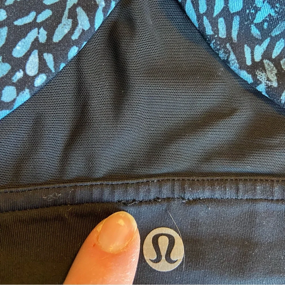 Lululemon Train Times Bra Illuminate Multi Black/Black 8 - Picture 5 of 5